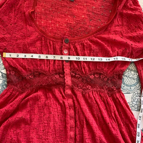 Free People Lace Long Sleeve Top - Picture 7 of 12
